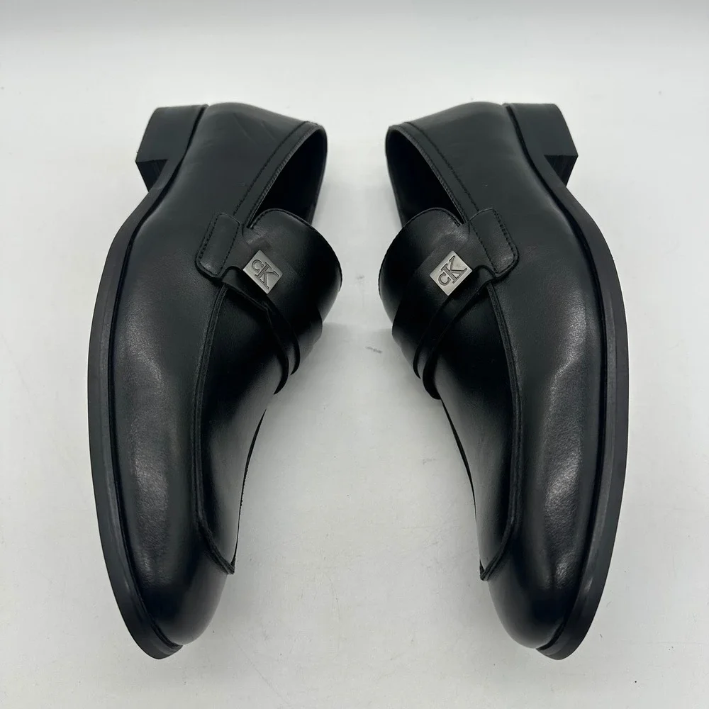 Calvin Klein CMJIMNON-R Mens Size‎ 9.5 Jameson Loafers Black Slip-On Dress Shoes